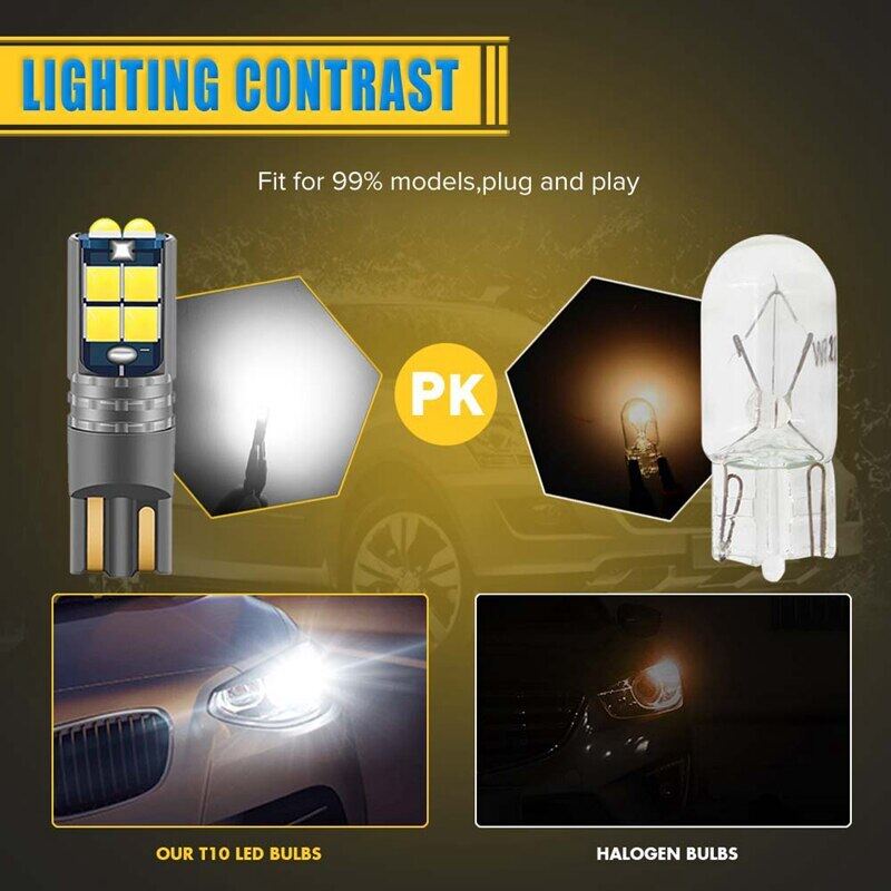 T10 Led Park Lights T10 for Truck Motorcycle Scooter Car T10 W5W Position Light License Plate Light DRL