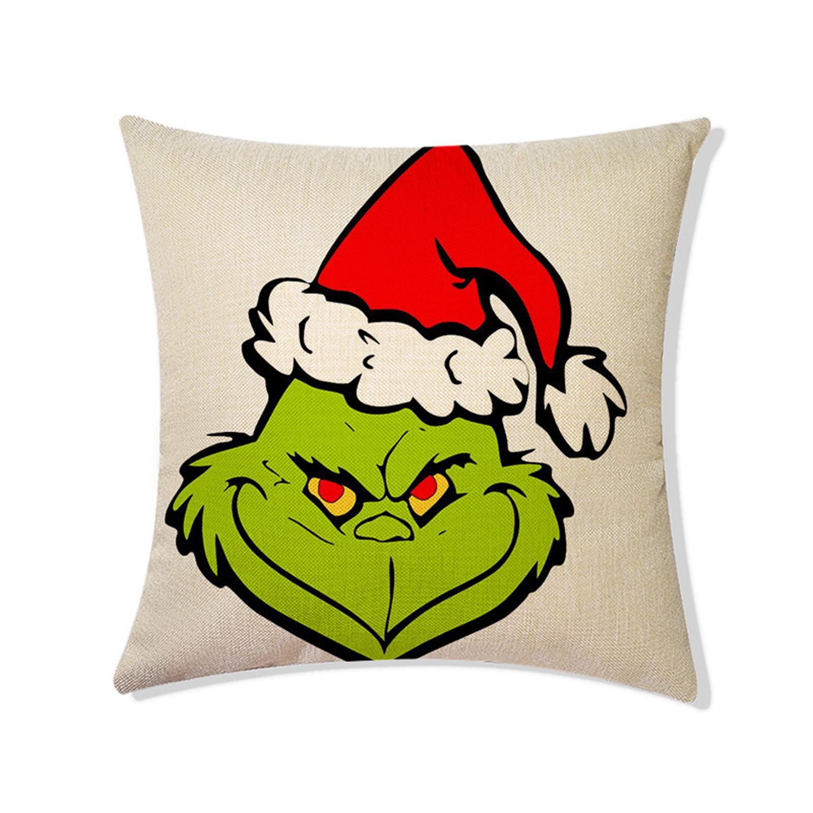 

Чехол на подушку Christmas Happy, 18 X 18 дюймов, зимняя праздничная наволочка для дивана One Size