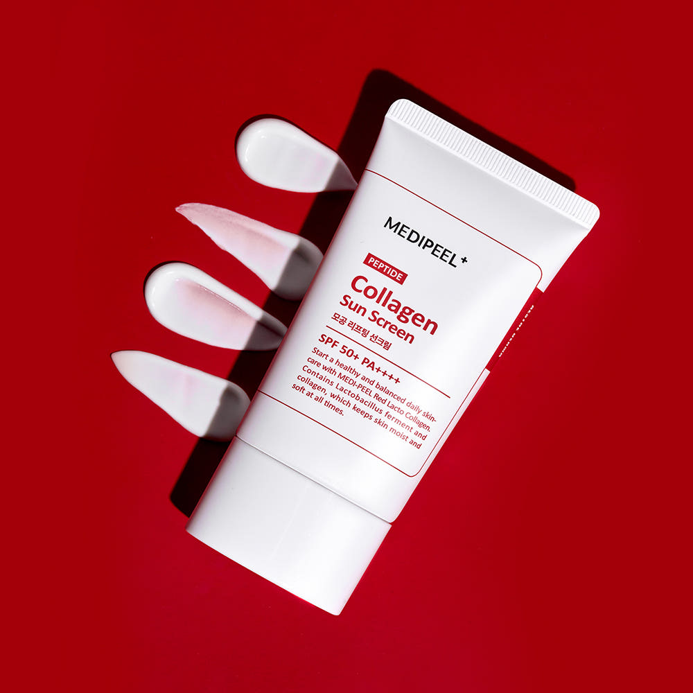 MEDIPEEL Red Lacto Collagen Pore Lifting Sun Cream SPF50+ PA++++ 50g Firming Moisturizing UV Protection