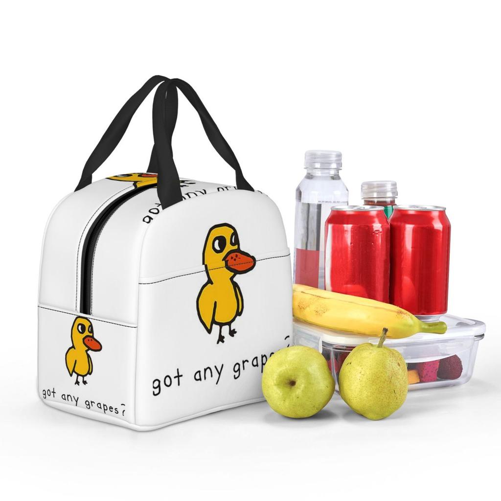 Got Any Grapes Insulated Lunch Bag for Women Children Portable Food Boxes Thermal Lunch Box Tote
