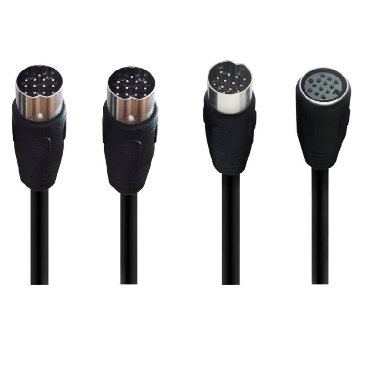 DIN13P Male To Male/Female 13Pin Extender Cable Cord Adapter Connector Plug Extension Cord for Stage Nebulizer