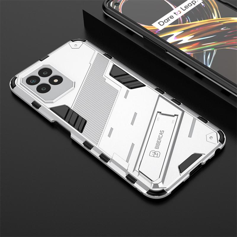 Phone Holder Case For Realme Narzo 50 4G Case Bumper Hard PC Armor Full Back Cover For Realme Narzo 50 Case For Realme Narzo 50