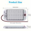 LED Car Interior Light Panel Set with Switch, Slim Cabin Lamp for Multiple Install