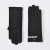 Elegant Retro Women Winter Thick Gloves Cycling Drive Keep Warm Touch Screen Windproof Soft Comfortable