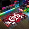 Diseño Mainz FC Alfombra de Terciopelo de Cristal Acogedora No?Alfombra Estampada Antideslizante Para Dormitorio Sala de Estar Entrada
