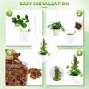 2/4/6Pcs Height Adjustable Water Moss Column Sphagnum Plants Plastic Moss Pole Indoor Plants Reusable Plant Support