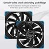 TEUCER 120mm Cooling Fan PWM 4Pin CPU Cooler Fan Temperature Control CPU Coolers Radiators Hydraulic Bearing for Computer Case