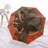 1pc Dinosaur Durable Cartoon Folding Umbrella,Compact Umbrella for Men and Women, Suitable for Travel or Daily Use.N033