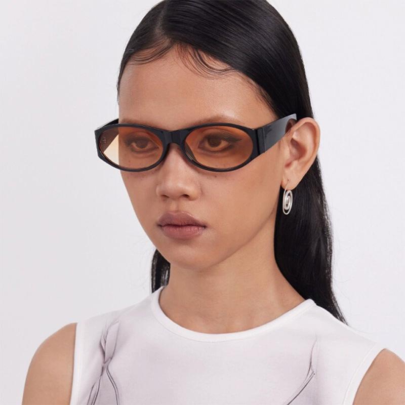 Minimalist Trend Oval Sunglasses Women Men Premium Feel Exquisite Sun Glasses Fashion Party Vacation Glasses