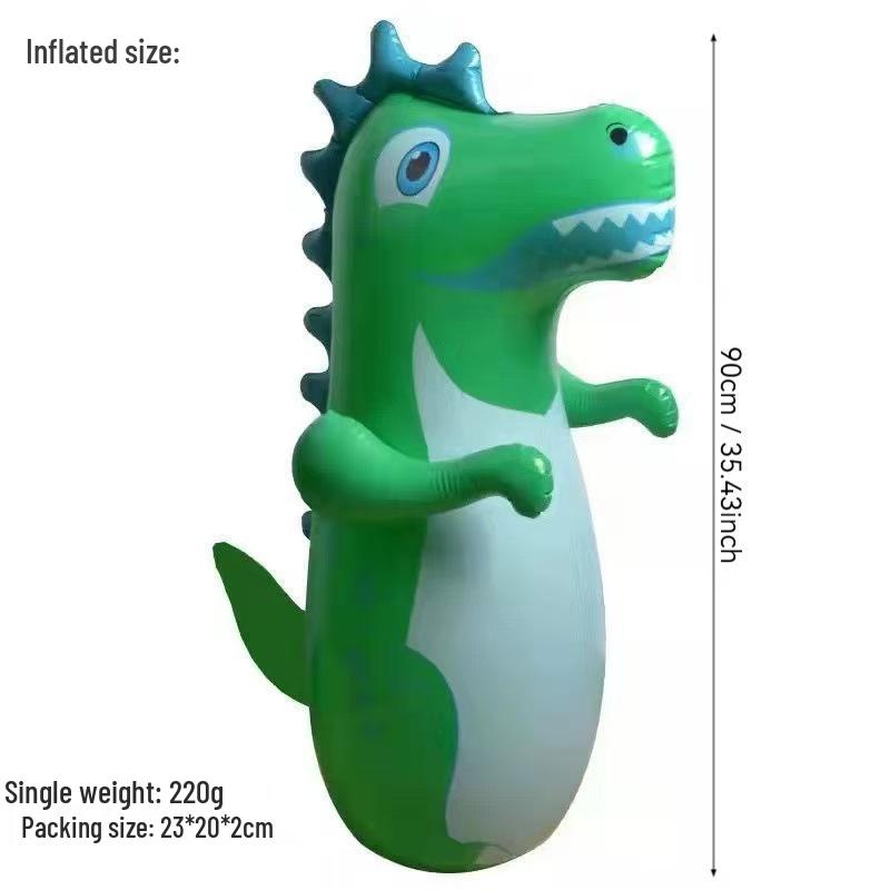 Children's 3D Dinosaur Inflatable Tumbler Punching Bag for Stress Relief