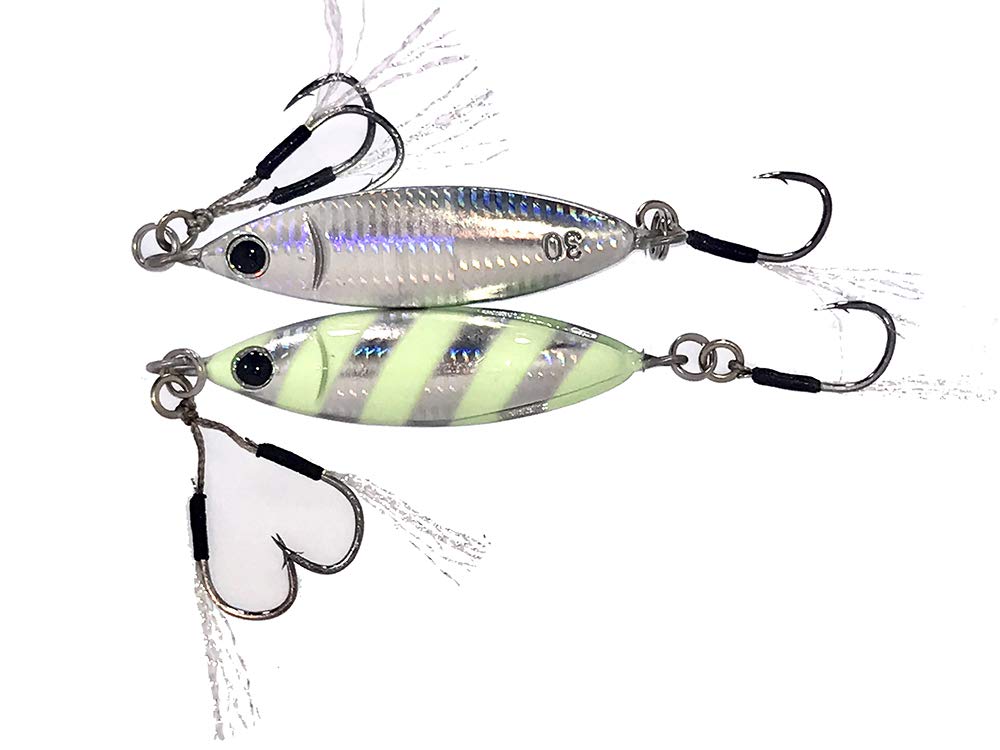 

Zeake Metal Jig S Bit 40g SB008 Зебра Glow
