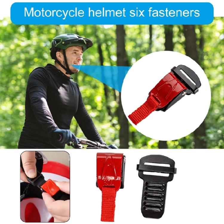 Helme Schnellschnallsysteme Kinnriemenadapter Vollgesichtshelme Schnalle Helme Riemenschnalle für Motorradhelme