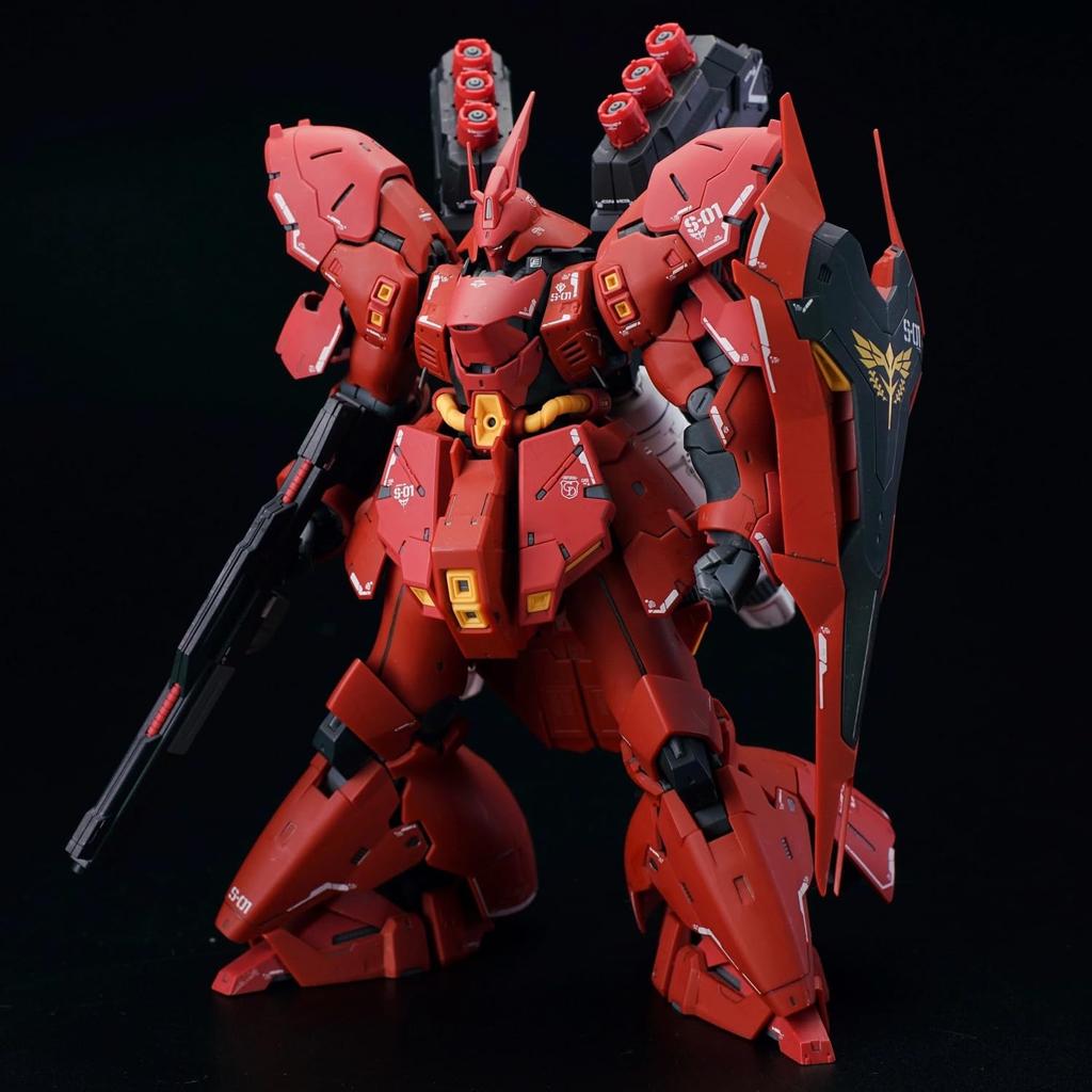 HG RG Sazabi Modification Backpack Robot MS Detail Up Parts Plastic 1/144