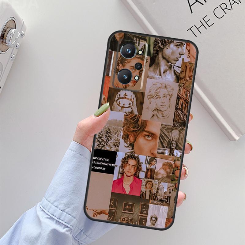 Timothee Chalamet For Realme GT 7 Pro GT 6T 6 5 C67 C61 C55 C53 C51 C21Y C25S C75 10 11 12 13 14 Pro Plus Case