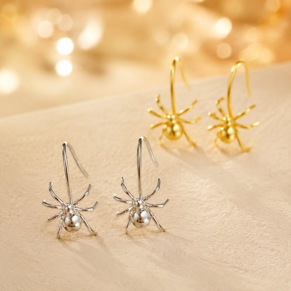 Vintage Spider Earrings Creative Ladies' Jewelry Versatile Drop Earrings  Casual