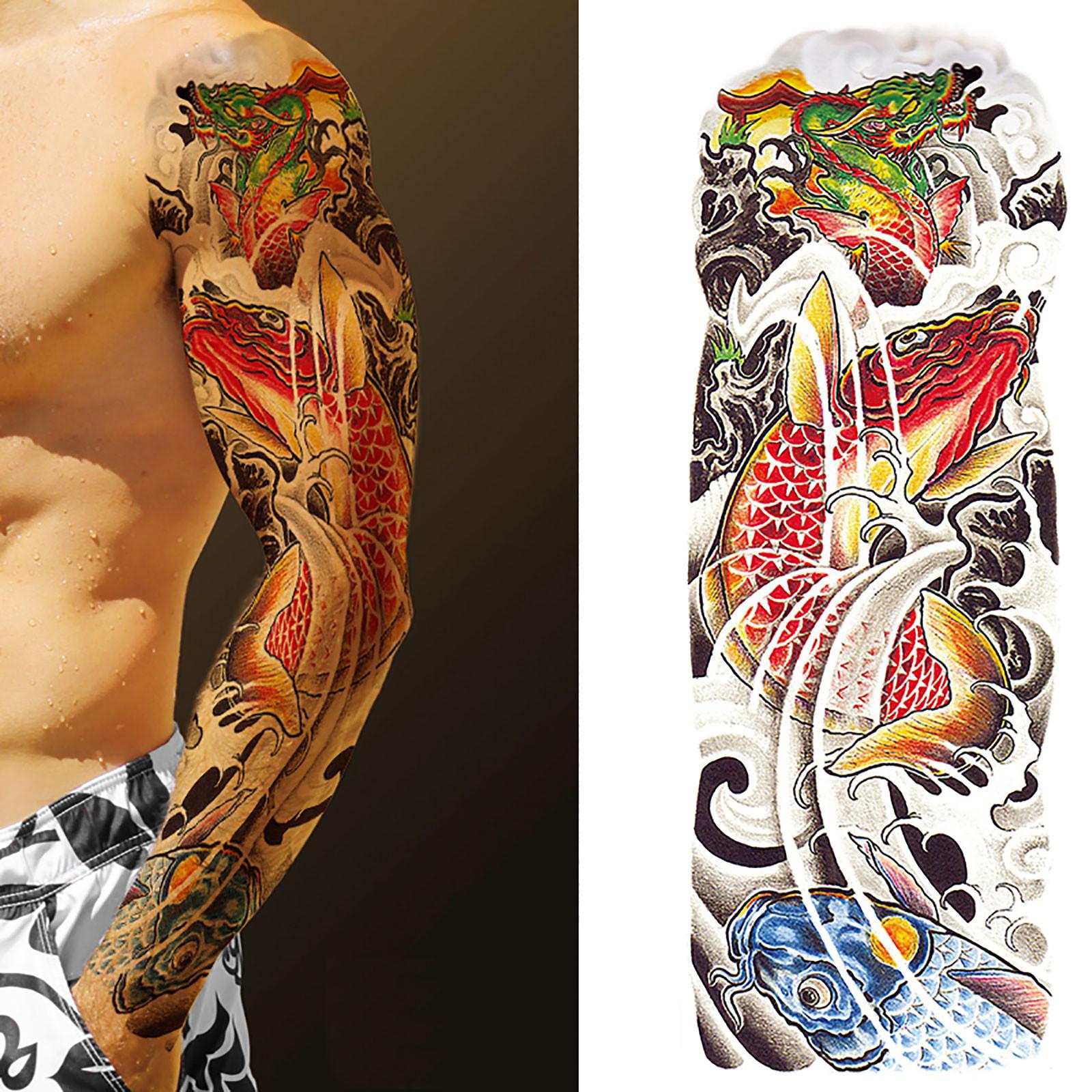 

Men and Women Arm Temporary s Sticker Fake Tatoo Hot 3D Waterproof