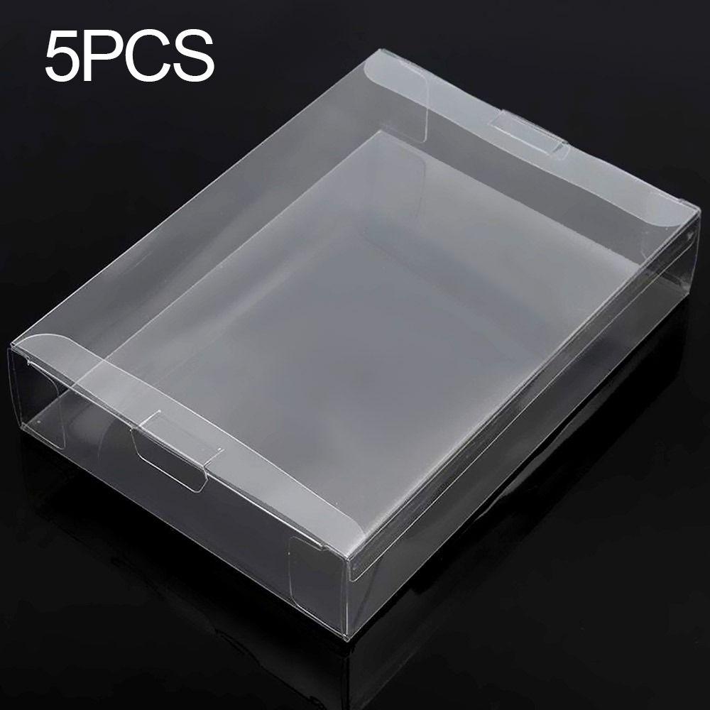 5 Clear Case Sleeve Protector for Nintendo N64/SNES Games Cartridge Box Protector(Set of 5)