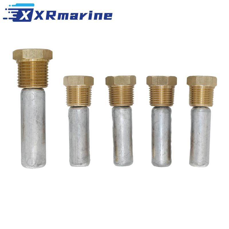 119574-4415 Pencil Anode Kit for Yanmar 4LHA-HTE 6LP 6LY 6LPA-STP 6LPA-STZP Replaces 119574-18790 Oil Cooler zincs Marine