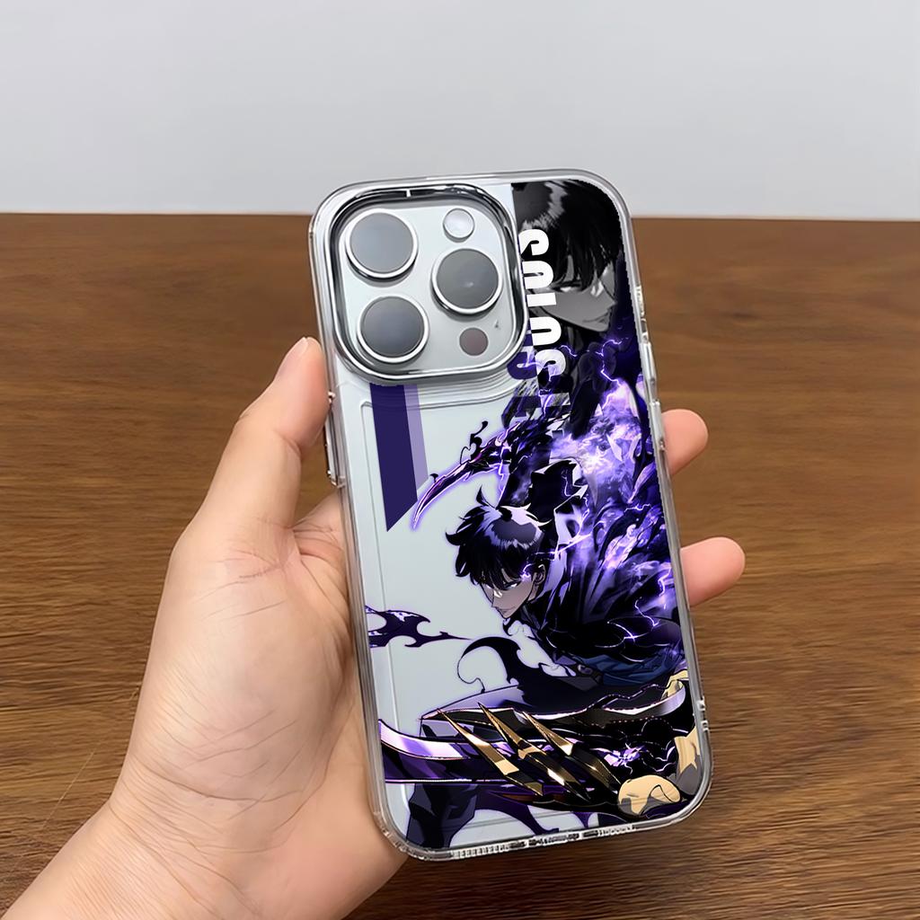 Luxury Hot Anime Solos Levelings Phone Case For iPhone 17 16e 16 15 14 13 12 11mini Pro Max X XR XSMAX 8 7 Air Plus Soft Cover