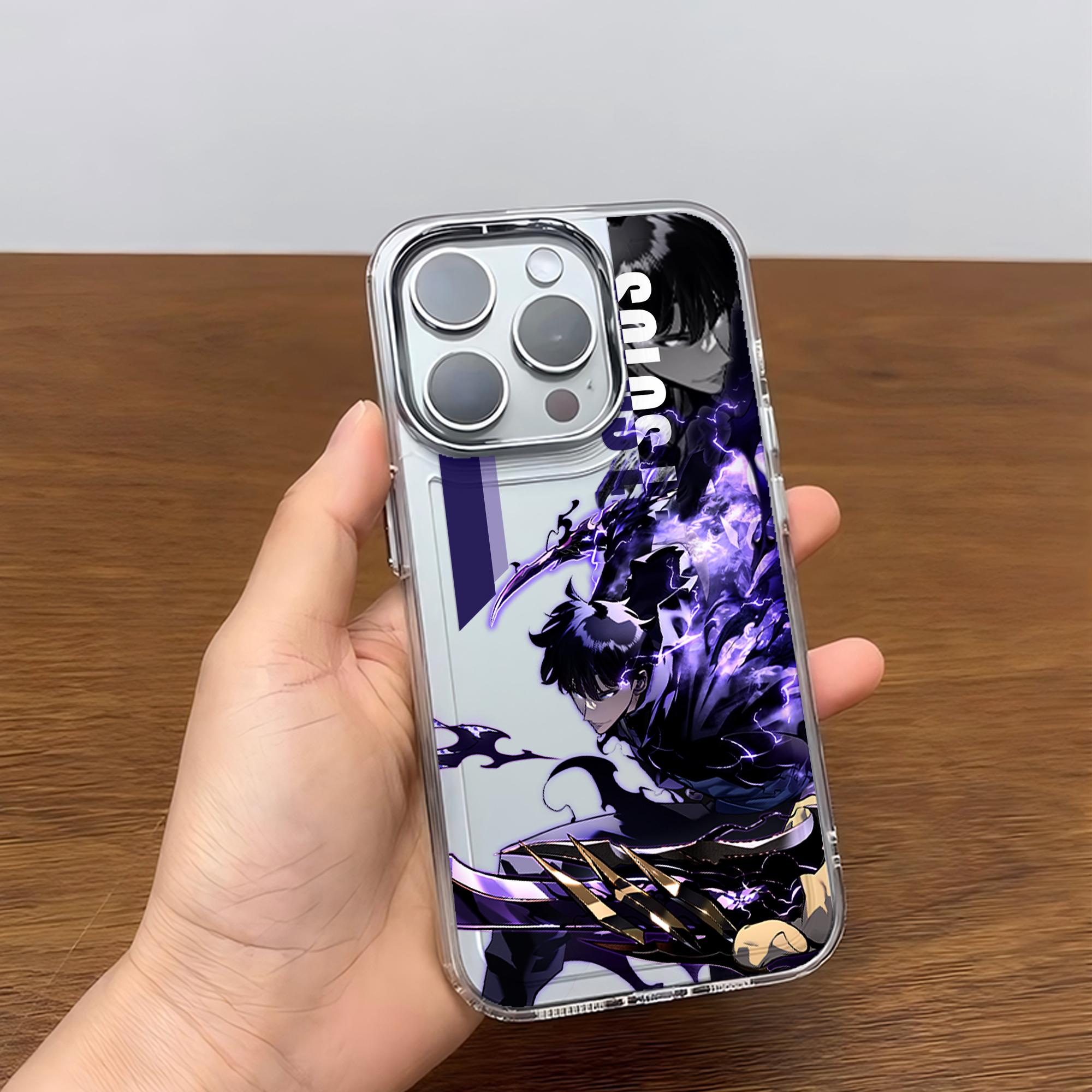 

Роскошный горячий аниме Solos Levelings Чехол для телефона Для iPhone 17 16e 16 15 14 13 12 11mini Pro Max X XR XSMAX 8 7 Air Plus Мягкий чехол iPhone 14 Plus