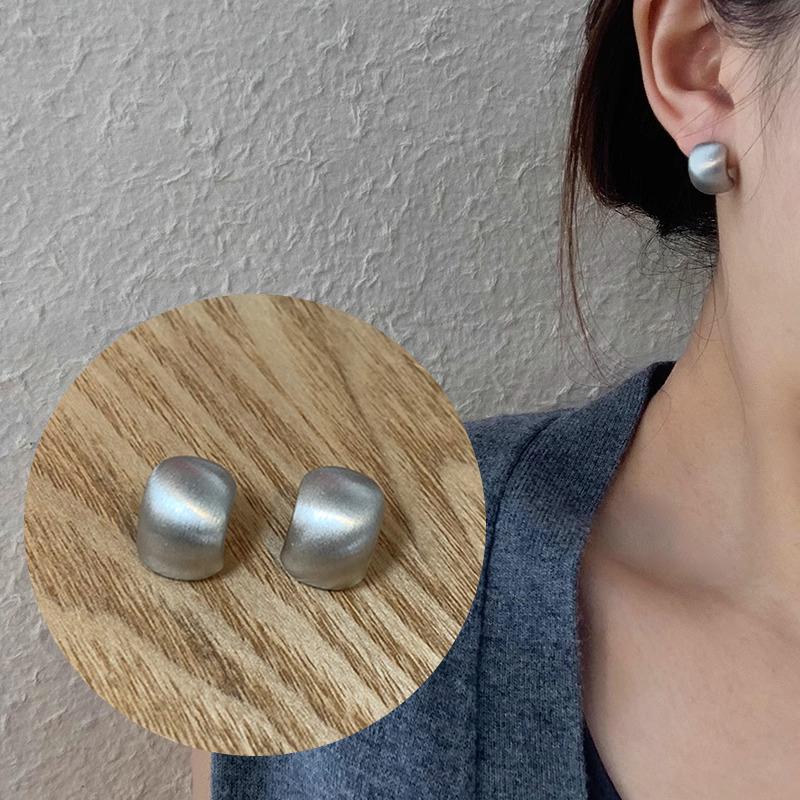 PANJBJ 925 Sterling Silver Bow Knot Earring for Women Texture Tassels Sweet Romantic Korean Jewelry Gift Dropshipping