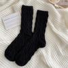 Women Socks Home Twist Mid-Tube Thickened Coral Velvet Floor Socks Sleeping Socks Towel Socks Supersoft