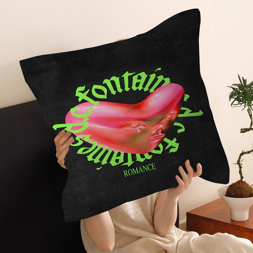 

Band F-Fontaines DC Romance Maple Design Cushion Cover Happy Autumn Harvest Decor Holiday Decorati Pillow Cover 30cmx30cm