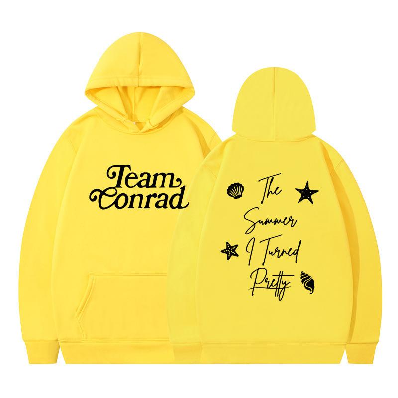 The Summer I Turned Pretty Printed Loose Hooded Sweater Hoodie