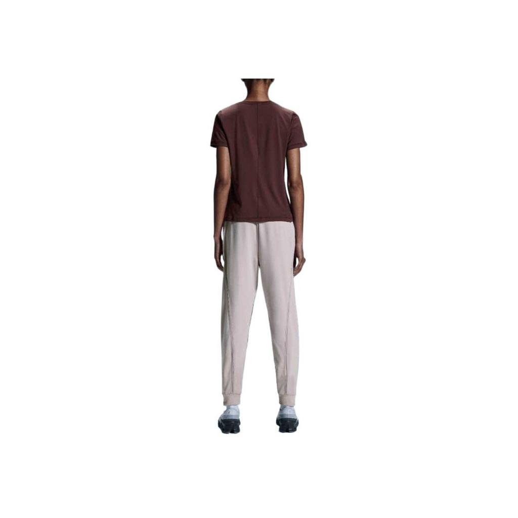 On Movement T Comfortable Skin-Friendly Soft Casual Short Sleeve Regular T-Shirt Women T-Shirts Brown-Red 1WE30380398
