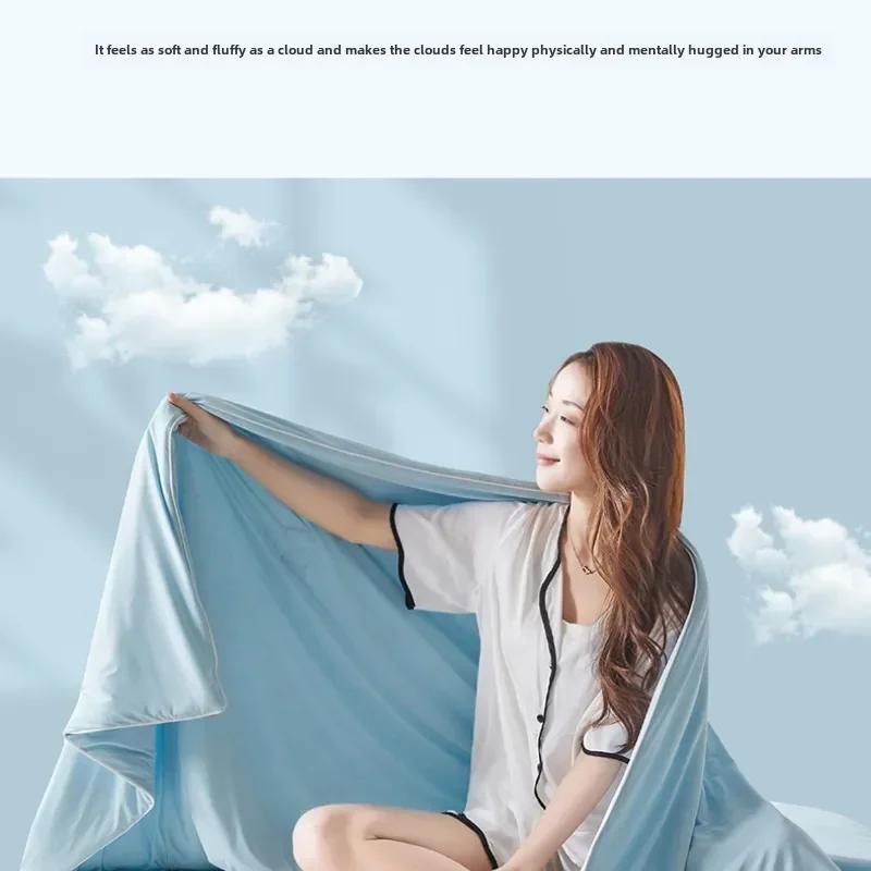 1pcAdvanced cooling sensation, machine washable water, antibacterial air conditioning, thin blankets, single and double blankets