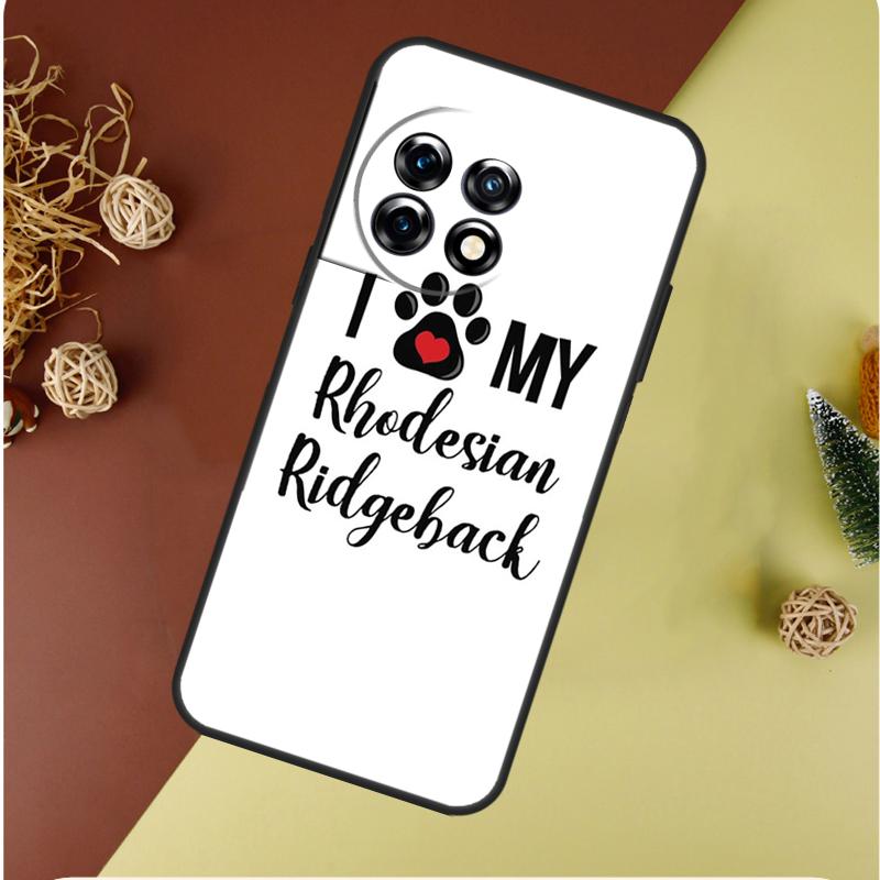 Rhodesian Ridgeback Dog For OnePlus 13 13R 12 12R 11 9 10 Pro 8T 9RT 10T 10R N20 N30 Nord CE 2 3 4 Lite Phone Case