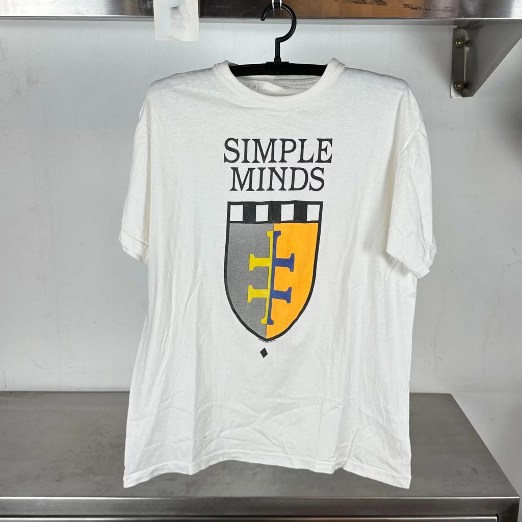 VTG Simple Minds Band weißes T-Shirt UNISEX Alle Größen S-45XL 2F606