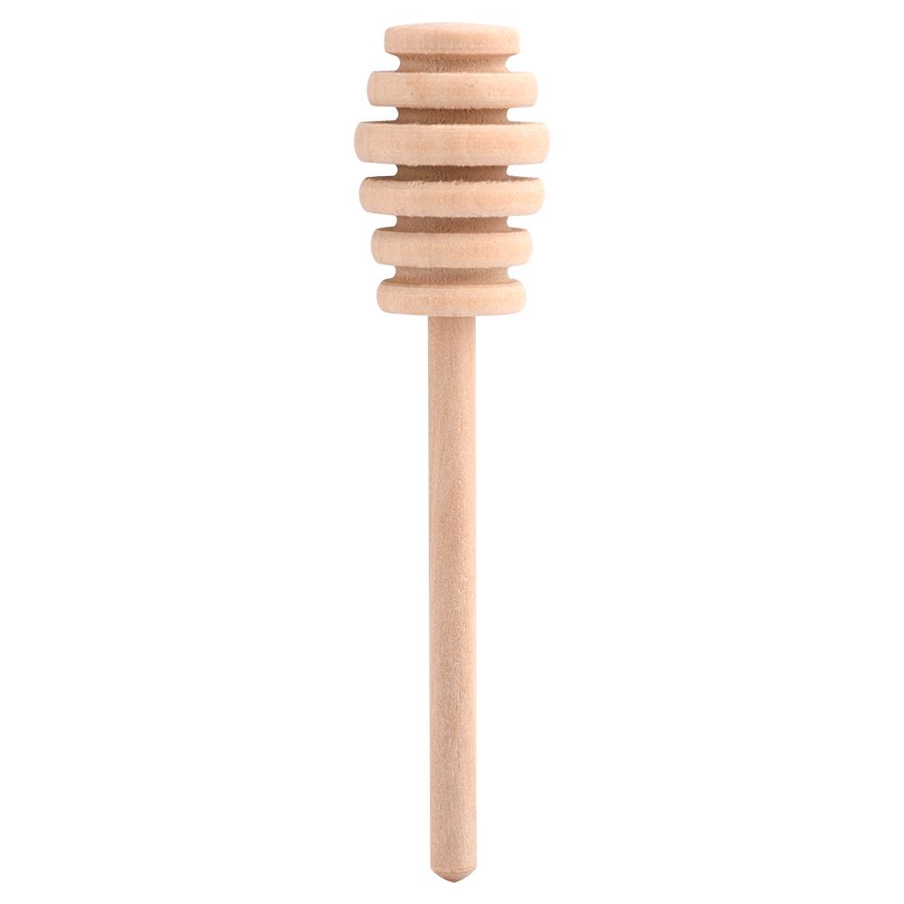 50Pcs/set Household Wooden Jam Honey Dipper Jar Dispensing Collecting Stirring Rod Stick