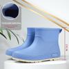 2024 Women's Fashionable Non-Slip Waterproof Rain Boots - Short Tube