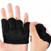 1 Paire Gants de Fitness Épaissis Perméables à la Sueur Anti-callosités Antidérapants Résistants à la Friction Quatre Doigts Gants d'Entraînement d'Haltérophilie Fourniture d'Extérieur