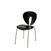 Shell Rear Chair Stackable Household Furniture Vintage Aesthetic for Dining Room