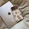 Compatible Apple iPhone 17 Pro Full-Coverage Case: Anti-Drop, Stylish Retro Flowers for iPhone 16, 15 & 14
