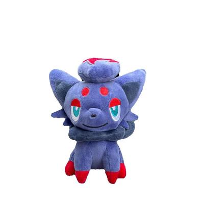 Peluche Mignonne Anime Pokémon Assis Zorua 6" Animal en Peluche Dessin Animé Poupée Douce Cadeau