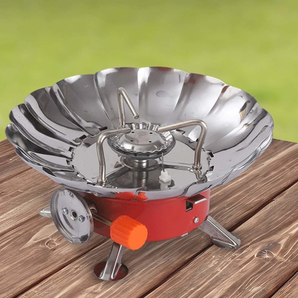 2800W Lotus Kassettenkocher Hohe Leistung Fondue Gasherd Faltbarer Gasbrenner Outdoor BBQ