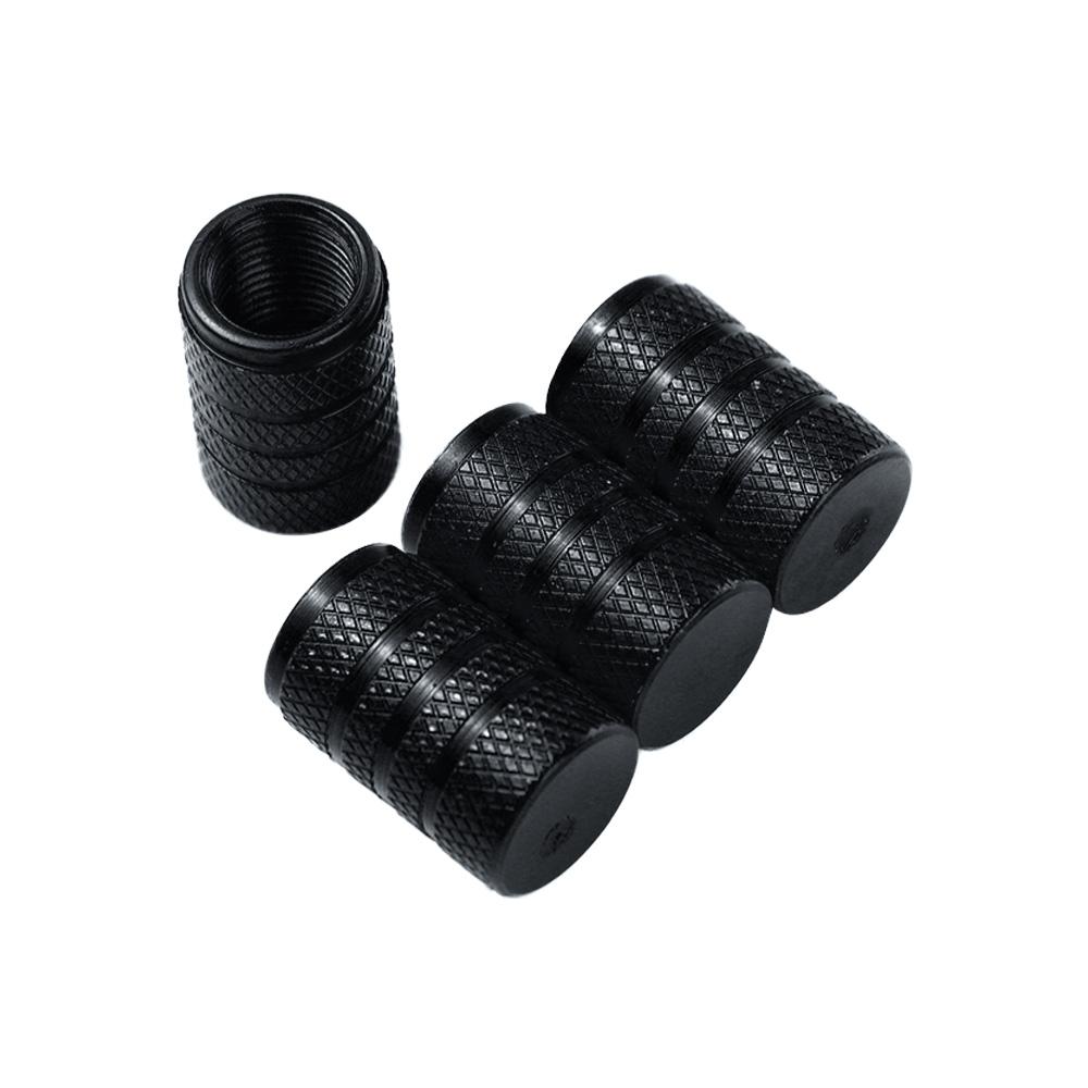 4 Pcs Aluminum Alloy Dustproof Tyre Valve Cap Covered Car Motorcycle Universal Tube Tyre Valve Cap Bicycle Accessories
