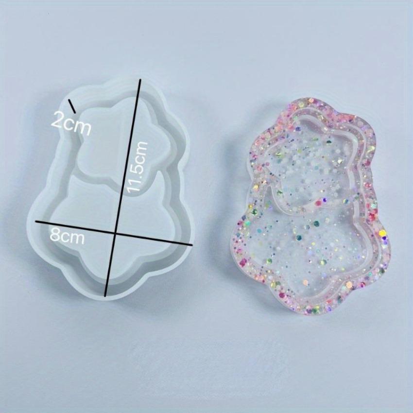 

1Pcs Double Heart Shape Tray Silicone Molds DIY Five-pointed Star Epoxy Resin Storage Dish Plate Mould Craft Cake Baking Mold Star