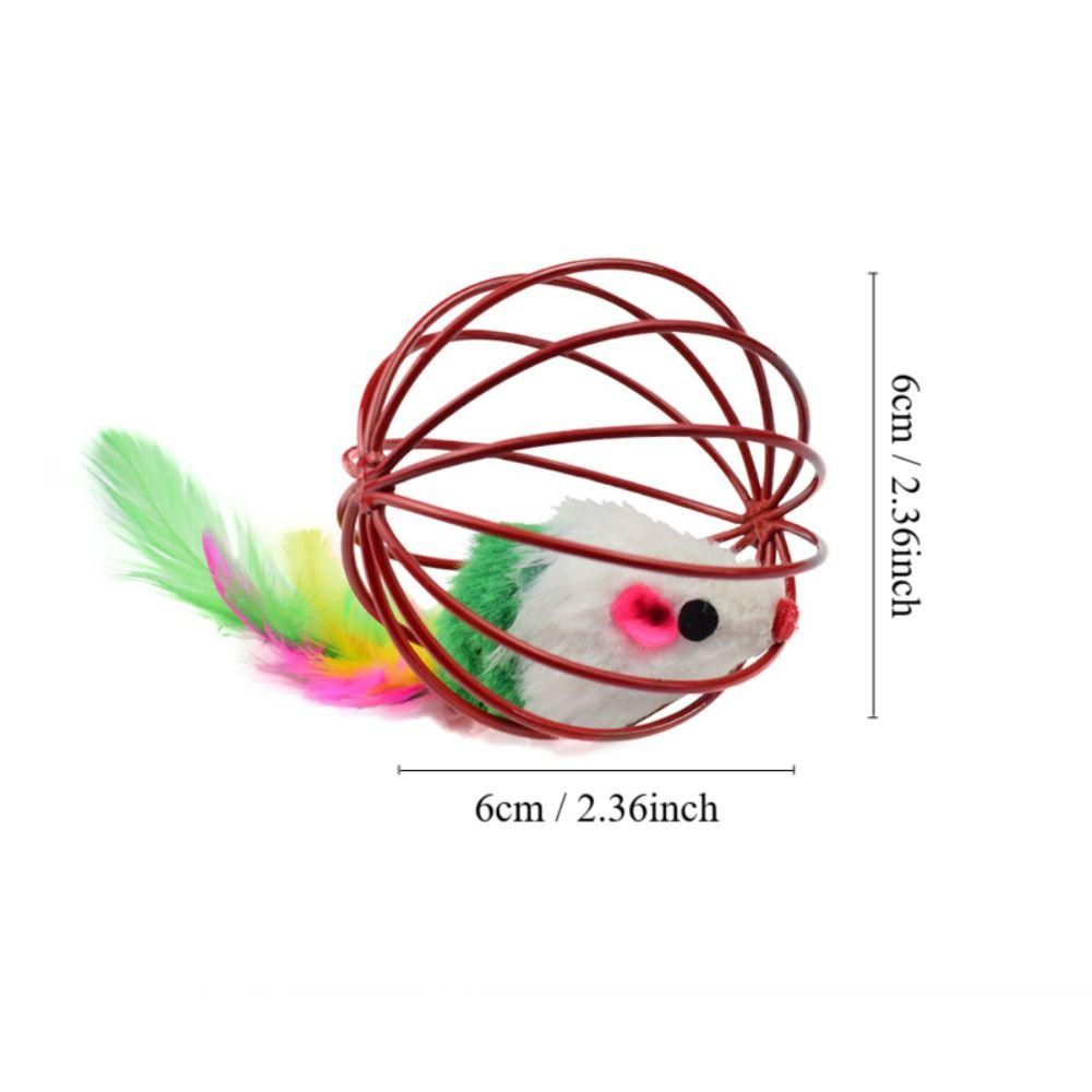 Mäusekäfig Katzenspielzeug Interaktives Katzenteaser-Spielzeug Neues Kätzchen Interaktives Spielzeug Hund