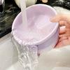 Makeup Brush Cleaning Bowl Beauty Egg Cleaning Tool Storage Set Brush Powder Puff Dry Cleaning Silicone Drying Shelf