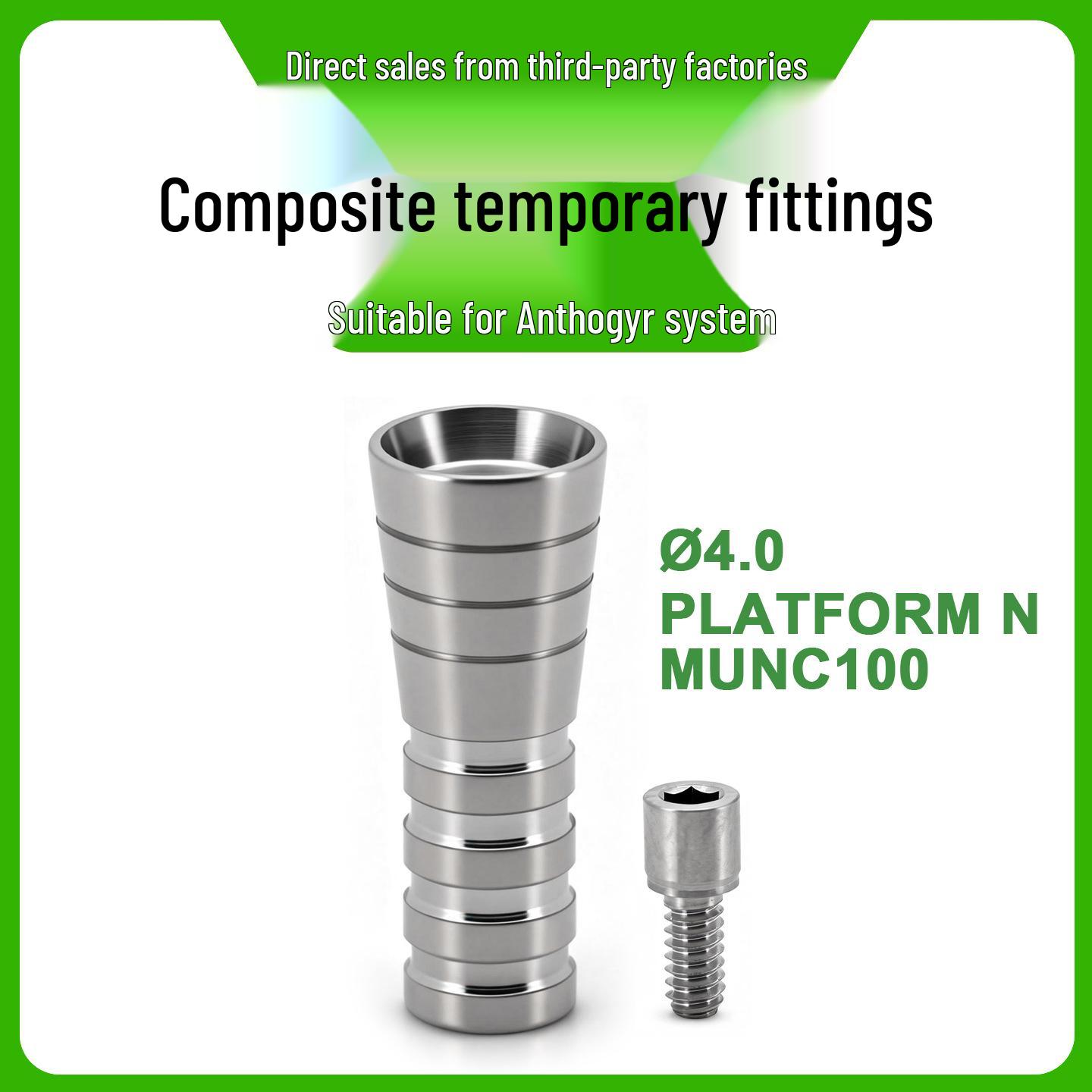 Android-Compatible KenANT Composite Titanium Right Angle Implant Protective Cap