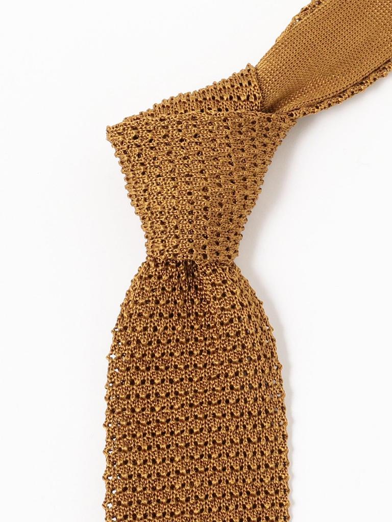 Beams F Knit Camel 21552211380 Men's Tie, Free,