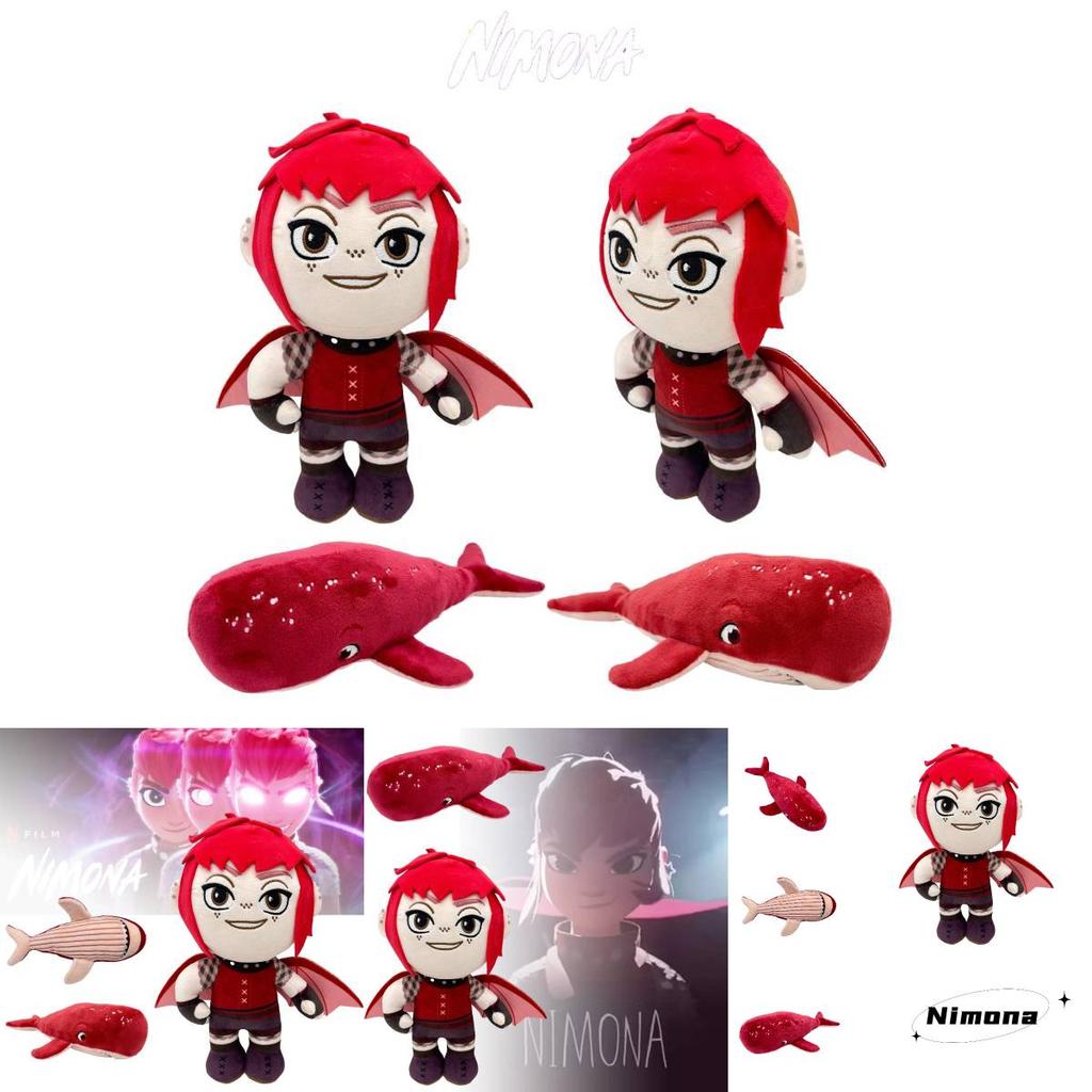 Nimona Monster Girl Plush Toy Doll Anime Collectible Figure