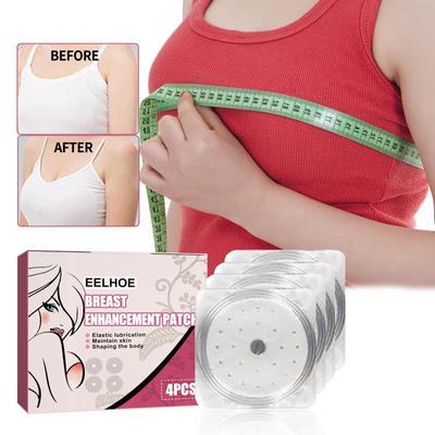 Breast Enhancement Patches (4pcs) - Collagen Breast Enhancement Patches - Anti-Sagging, Firming and Lifting, Breast Care Patches