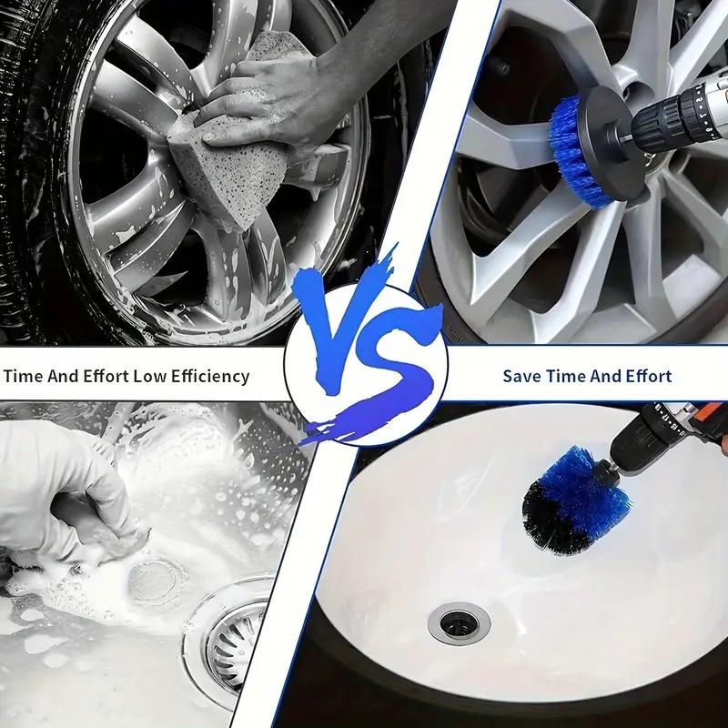 23-Piece Electric Drill Brush Set for Car Cleaning and Polishing