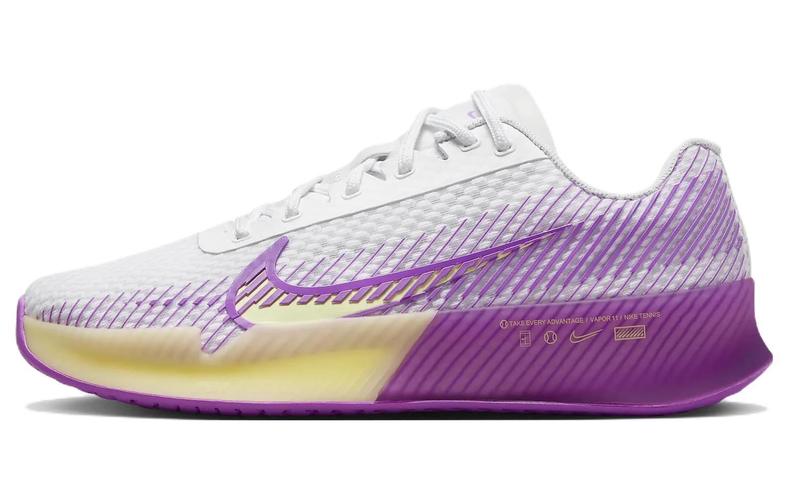 Nike Court Air Zoom Vapor 11 Hc  White Fuchsia Dream  Women s DR6965-101 35.5