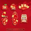 Magnetic Refrigerator Sticker - Spring Festival Fu Character & Year of the Horse New Year Decoration Couplets